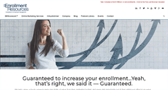 Desktop Screenshot of enrollmentresources.com